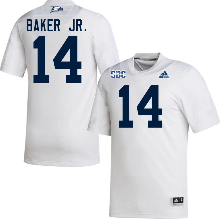 #14 Darrell Baker Jr. Georgia Southern Eagles Jerseys|Apparels Football Stitched-White